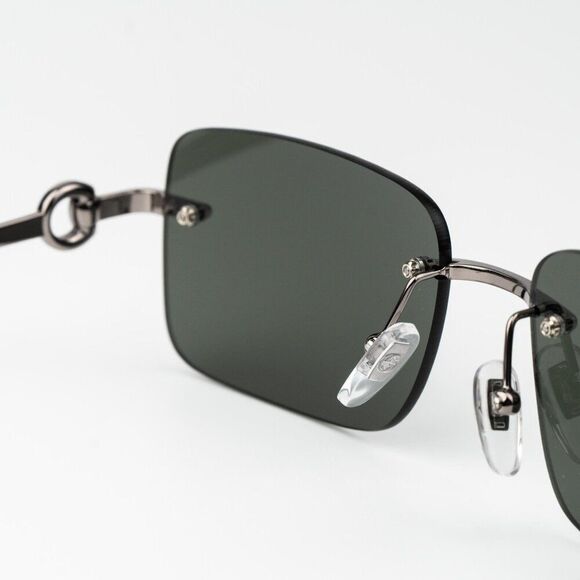 Gucci Women Sunglasses Ruthenium Grey Rectangle GG1703S 001 BRAND NEW main image 12